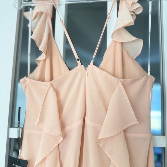 Lulu's Blush Ruffle Maxi Dress - Picture 12 of 13